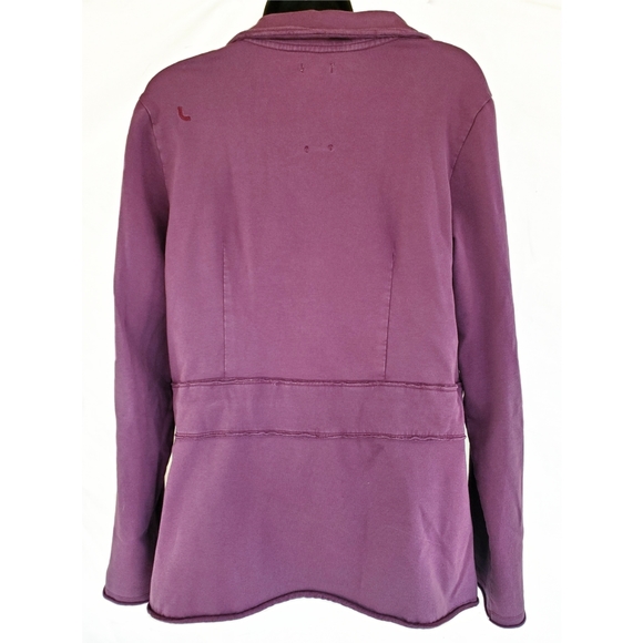 Lolë▪️Collared Zip Up Jacket in Purple - Picture 7 of 8
